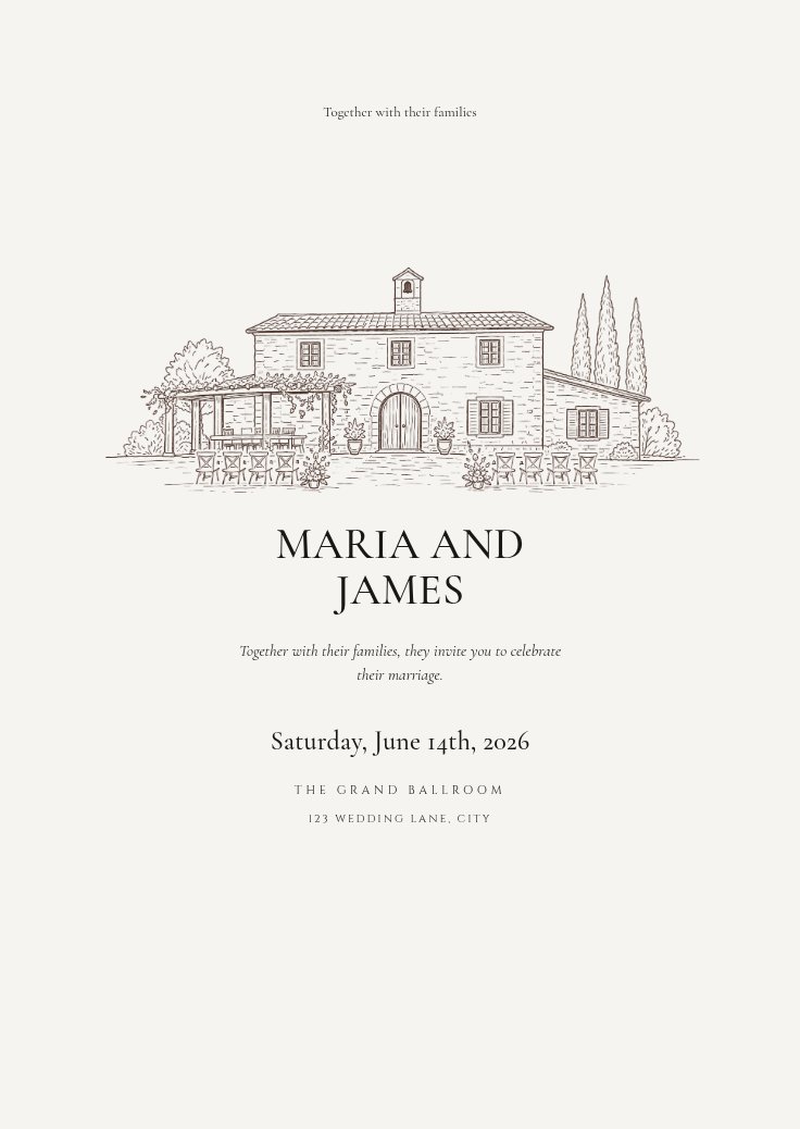 Modern Wedding